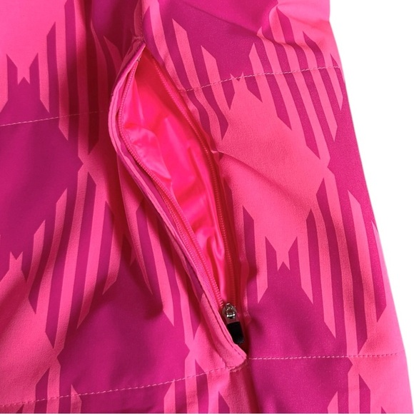 Nike Golf Thermal Vest XL NWT Pink Plaid Argyle Mock Neck Barbie Sport Athletic - Picture 6 of 12